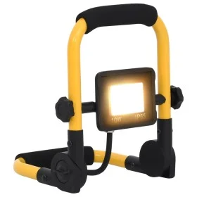 Foco LED con asa 10 W de vidaXL, Focos y reflectores - Ref: Foro24-149633, Precio: 13,75 €, Descuento: %