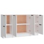 Aparadores 3 piezas madera contrachapada blanco de , Aparadores - Ref: Foro24-3115844, Precio: 156,49 €, Descuento: %