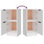 Aparadores 3 piezas madera contrachapada blanco de , Aparadores - Ref: Foro24-3115844, Precio: 156,49 €, Descuento: %