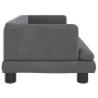 Cama para perros de terciopelo gris oscuro 80x45x30 cm de , Camas para perros - Ref: Foro24-171896, Precio: 83,16 €, Descuent...