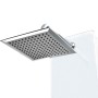 Panel ducha de vidrio 25x44,6x130 cm blanco de , Boquillas de chorro para bañeras y duchas - Ref: Foro24-142992, Precio: 205,...