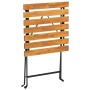 Mesa bistró de terraza madera maciza de acacia 55x54x71 cm de , Mesas de jardín - Ref: Foro24-313158, Precio: 73,89 €, Descue...
