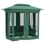 Cenador de jardín banco columpio convertible acero y tela verde de , Balancines de jardín - Ref: Foro24-363327, Precio: 344,2...