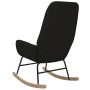 Silla mecedora de tela negra de , Mecedoras - Ref: Foro24-341259, Precio: 123,66 €, Descuento: %