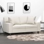 Cojines decorativos 2 uds cuero sintético crema 40x40 cm de , Cojines - Ref: Foro24-349480, Precio: 26,90 €, Descuento: %