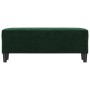 Banco de terciopelo verde oscuro 100x35x41 cm de , Bancos - Ref: Foro24-349423, Precio: 58,41 €, Descuento: %
