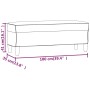 Banco de terciopelo verde oscuro 100x35x41 cm de , Bancos - Ref: Foro24-349423, Precio: 58,41 €, Descuento: %