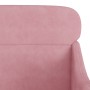 Sillón de terciopelo rosa 63x76x80 cm de , Sillones - Ref: Foro24-351439, Precio: 93,32 €, Descuento: %
