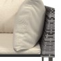 Set de muebles de jardín 3 pzas y cojines ratán sintético gris de , Conjuntos de jardín - Ref: Foro24-364129, Precio: 138,16 ...