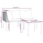 Set de muebles de jardín 3 pzas y cojines ratán sintético gris de , Conjuntos de jardín - Ref: Foro24-364129, Precio: 138,16 ...