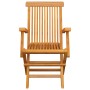 Sillas de jardín 6 uds madera maciza de teca con cojines negros de , Sillas de jardín - Ref: Foro24-3062548, Precio: 473,21 €...