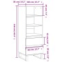 Aparador alto madera contrachapada blanco brillo 40x36x110 cm de , Aparadores - Ref: Foro24-831518, Precio: 79,70 €, Descuent...