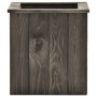 Arriate de madera maciza de pino gris oscuro 38x41x40 cm de , Maceteros y jardineras - Ref: Foro24-315416, Precio: 49,43 €, D...