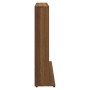 Estantería de CDs contrachapada marrón roble 102x23x89,5 cm de , Almacenamiento para CD y DVD - Ref: Foro24-815485, Precio: 8...