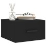Mesitas de noche de pared 2 uds negro 35x35x20 cm de , Taquillas y armarios de almacenamiento - Ref: Foro24-829839, Precio: 5...