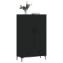 Aparador alto madera de ingeniería negro 69,5x31x115 cm de , Aparadores - Ref: Foro24-828237, Precio: 106,53 €, Descuento: %
