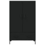 Aparador alto madera de ingeniería negro 69,5x31x115 cm de , Aparadores - Ref: Foro24-828237, Precio: 106,53 €, Descuento: %