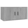 Mueble para TV de pared gris Sonoma 80x34,5x40 cm de , Muebles TV - Ref: Foro24-816630, Precio: 58,20 €, Descuento: %