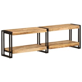 Mueble de TV madera maciza de mango 140x30x40 cm de , Muebles TV - Ref: Foro24-356171, Precio: 123,43 €, Descuento: %