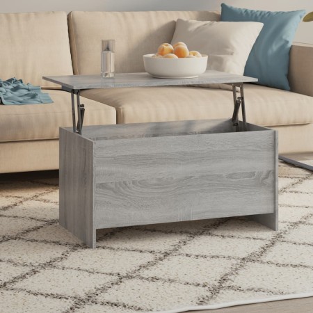 Mesa de centro madera ingeniería gris Sonoma 102x55,5x52,5 cm de , Mesas de centro - Ref: Foro24-819267, Precio: 62,50 €, Des...