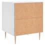 Mesita de noche madera de ingeniería blanco 40x35x47,5 cm de , Mesitas de noche - Ref: Foro24-827276, Precio: 65,61 €, Descue...