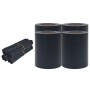 Paneles de privacidad 4 uds PVC gris oscuro mate 35x0,19 m de , Paneles de vallas - Ref: Foro24-147868, Precio: 86,90 €, Desc...