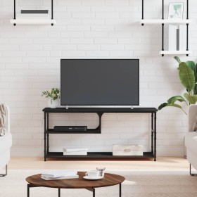 Mueble de TV madera contrachapada y acero negro 103x38x46,5 cm de , Muebles TV - Ref: Foro24-831823, Precio: 56,62 €, Descuen...
