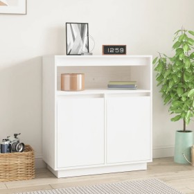 Aparador de madera maciza de pino blanco 70x34x80 cm de , Aparadores - Ref: Foro24-814385, Precio: 90,27 €, Descuento: %