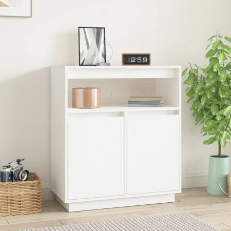 Aparador de madera maciza de pino blanco 70x34x80 cm de , Aparadores - Ref: Foro24-814385, Precio: 90,27 €, Descuento: %