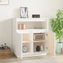Aparador de madera maciza de pino blanco 70x34x80 cm de , Aparadores - Ref: Foro24-814385, Precio: 90,27 €, Descuento: %
