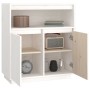 Aparador de madera maciza de pino blanco 70x34x80 cm de , Aparadores - Ref: Foro24-814385, Precio: 90,27 €, Descuento: %