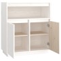 Aparador de madera maciza de pino blanco 70x34x80 cm de , Aparadores - Ref: Foro24-814385, Precio: 90,27 €, Descuento: %