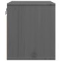 Armario de pared de madera maciza de pino gris 45x30x35 cm de , Estantes y estanterías - Ref: Foro24-813439, Precio: 38,64 €,...