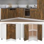 Armario cocina “Lyon” madera ingeniería roble ahumado de , Armarios de cocina - Ref: Foro24-815582, Precio: 95,78 €, Descuent...