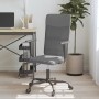 Silla de oficina altura ajustable tela malla y cuero PE gris de , Sillas de oficina - Ref: Foro24-353014, Precio: 81,47 €, De...