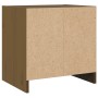 Mesita de noche madera maciza de mango marrón miel 40x30,5x40cm de , Mesitas de noche - Ref: Foro24-808119, Precio: 33,73 €, ...