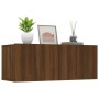 Muebles de TV 2 uds madera ingeniería roble marrón 80x30x30 cm de , Muebles TV - Ref: Foro24-820465, Precio: 94,97 €, Descuen...