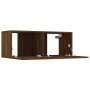 Muebles de TV 2 uds madera ingeniería roble marrón 80x30x30 cm de , Muebles TV - Ref: Foro24-820465, Precio: 94,97 €, Descuen...
