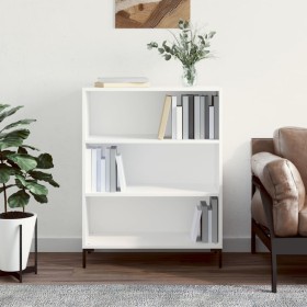 Estantería madera de ingeniería blanco 69,5x32,5x90 cm de , Librerías y estanterías - Ref: Foro24-828364, Precio: 61,53 €, De...