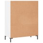 Estantería madera de ingeniería blanco 69,5x32,5x90 cm de , Librerías y estanterías - Ref: Foro24-828364, Precio: 61,53 €, De...