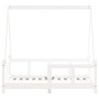 Estructura de cama para niños madera de pino blanco 70x140 cm de , Cunas y camas para niños - Ref: Foro24-834457, Precio: 114...