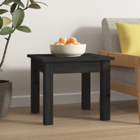 Mesa de centro de madera maciza de pino negro 35x35x30 cm de , Mesas de centro - Ref: Foro24-814223, Precio: 35,63 €, Descuen...