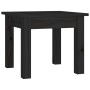 Mesa de centro de madera maciza de pino negro 35x35x30 cm de , Mesas de centro - Ref: Foro24-814223, Precio: 35,63 €, Descuen...