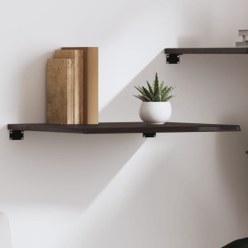 Estante de pared madera roble tratada marrón oscuro 60x60x2 cm de , Estantes y estanterías - Ref: Foro24-363773, Precio: 37,2...