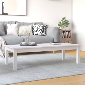 Mesa de centro de madera maciza de pino blanco 110x50x30 cm de , Mesas de centro - Ref: Foro24-814235, Precio: 61,30 €, Descu...