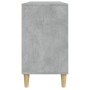 Armario de lavabo madera contrachapada gris hormigón 80x33x60cm de , Tocadores de baño - Ref: Foro24-821288, Precio: 78,37 €,...