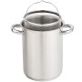 HI Olla para espárragos plateada 4 L de , Ollas altas - Ref: Foro24-429164, Precio: 29,69 €, Descuento: %