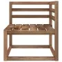 Garden pallet corner sofas 2 units brown impregnated pine by vidaXL, Modular outdoor sofas - Ref: Foro24-316192, Price: 65,52...