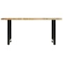 Mesa de comedor de madera maciza de mango 180x90x76 cm de , Mesas de cocina y de comedor - Ref: Foro24-283784, Precio: 341,90...