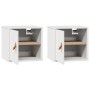 Armarios de pared 2 uds madera maciza pino blanco 31,5x30x30 cm de , Estantes y estanterías - Ref: Foro24-818358, Precio: 65,...